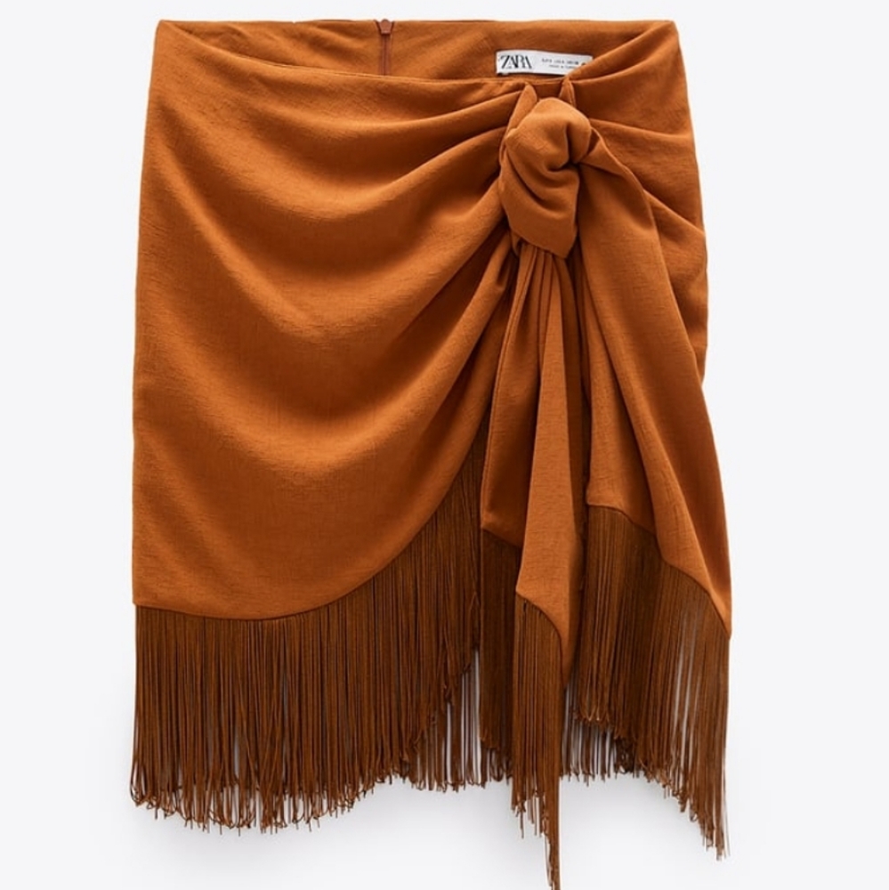 ZARA | Bloggers Fave Fringe Mini Skirt - Picture 14 of 16